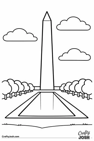 Washington monument reflecting pool