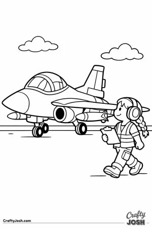 Fighter jet ground crew check