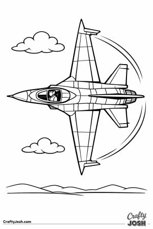 Fighter jet knife edge pass