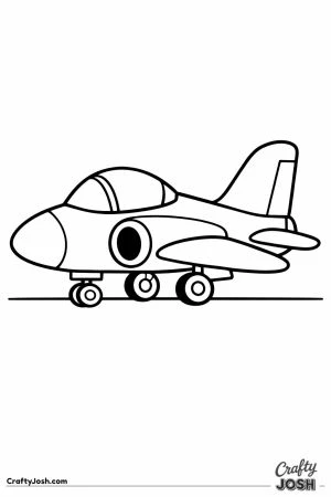 Fighter jet parked tarmac toddler