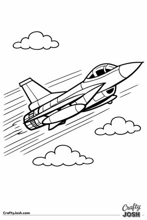 Fighter jet speed motion lines