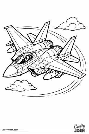 Fighter jet twin tail banking