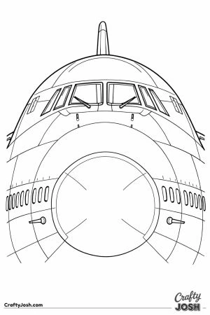 Jumbo jet nose cockpit closeup enthusiast