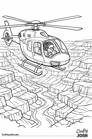 Sightseeing helicopter grand canyon