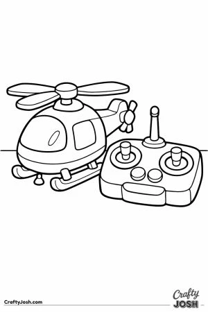 Toy remote control helicopter and controller