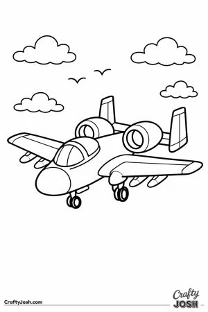 A10 thunderbolt warthog three quarter