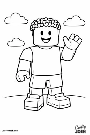 Blox fruits blocky avatar waving
