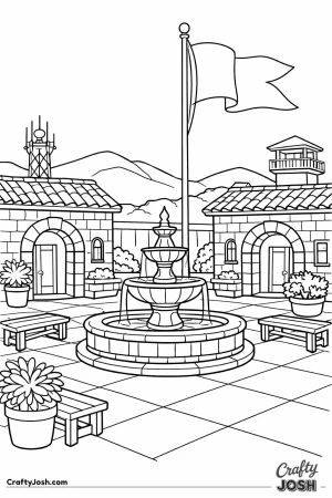 Blox fruits marine base courtyard
