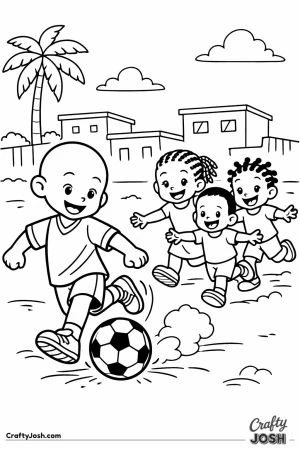 Children playing football in dar es salaam
