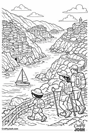 Cinque terre coastal path family hiking