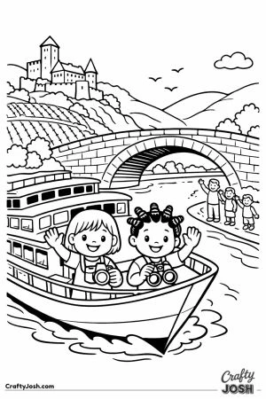 Danube river cruise children bow