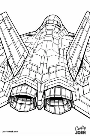 F 22 raptor stealth panels on upper fuselage close up