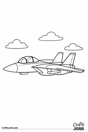 F14 tomcat wings extended side