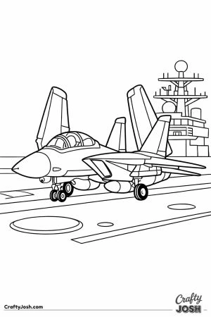 F14 tomcat wings folded carrier