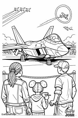F22 raptor static display family