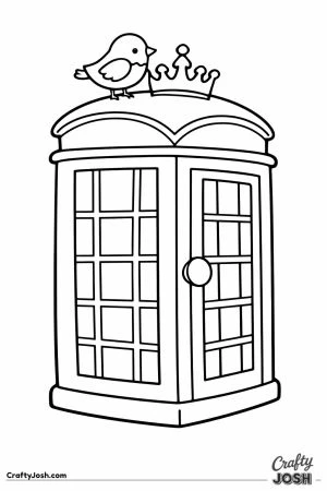 London red telephone box robin