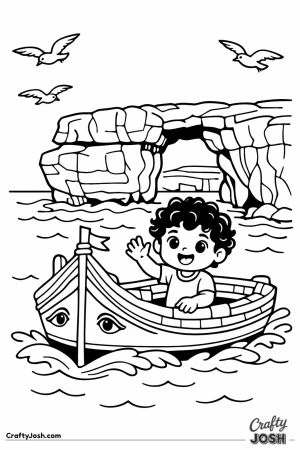 Malta azure window luzzu boat child