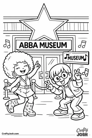 Stockholm abba museum children dancing