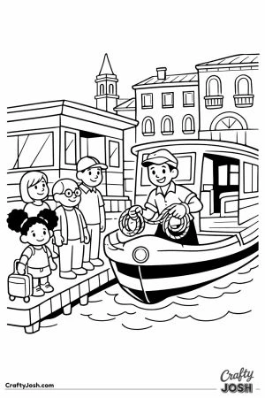 Venice vaporetto water bus stop