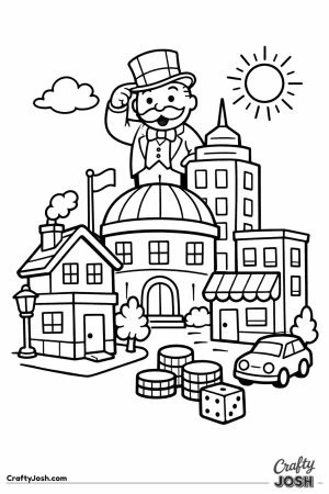 A small city block of little buildings