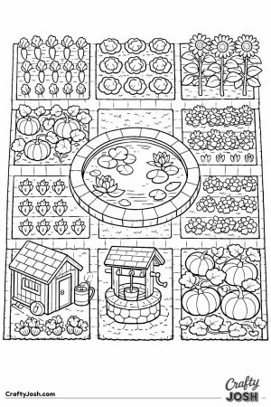 Birds eye multi plot garden