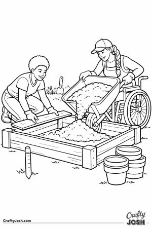 Garden expansion raised bed build