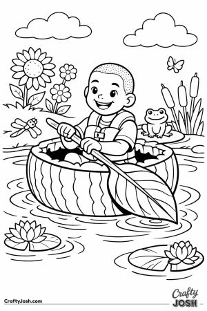 Giant watermelon boat