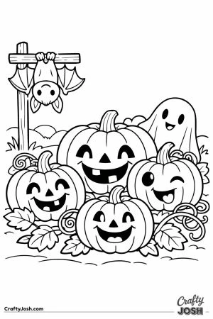 Halloween pumpkin patch garden