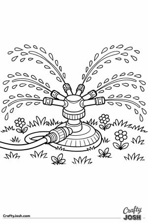 Multi jet garden sprinkler
