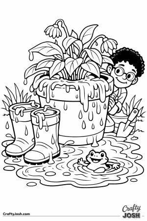 Overwatered plant flooded boots