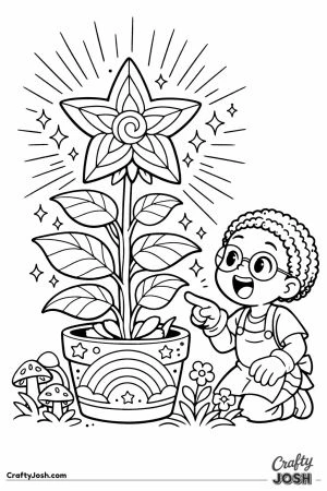 Rainbow mutation sparkle plant