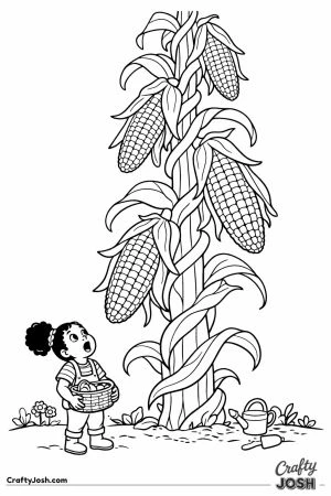 Towering giant cornstalk