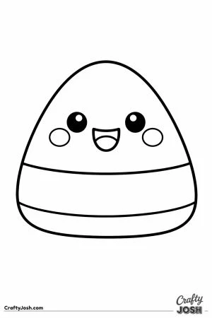 Kawaii rice ball with a seaweed band and a happy face