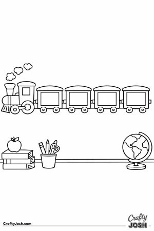 Paper wall train with blank panels on each carriage