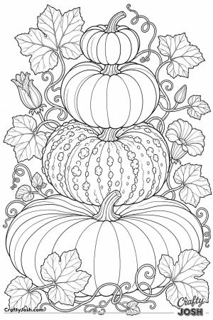Botanical stack of heirloom pumpkins