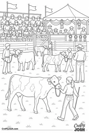 Cattle show at the county fair