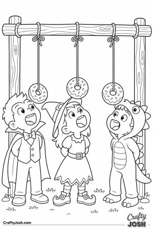 Donut on a string eating game