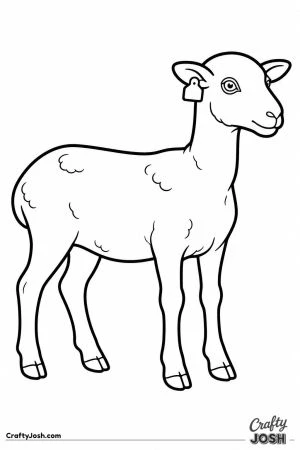 Freshly sheared sheep looking surprised