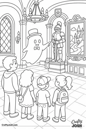 Ghost giving a tour of the old house