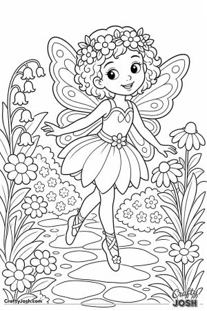 Girl in a fairy costume with butterfly wings