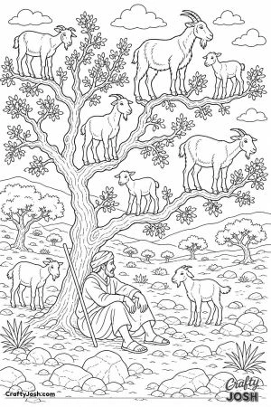 Goats in argan trees