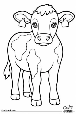 Jersey cow with long eyelashes