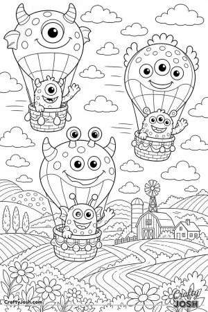 Monster hot air balloon race
