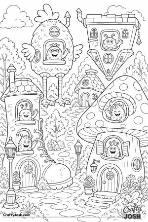 Monster neighborhood with odd houses