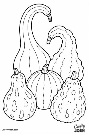 Pile of funny shaped gourds