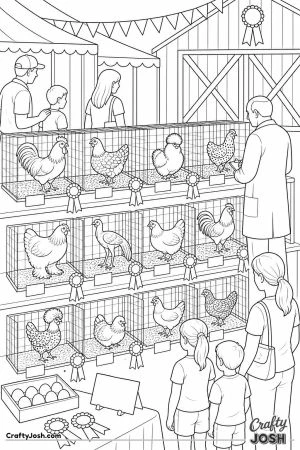 Poultry show at the county fair