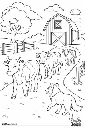 Sheepdog helping bring the cows home