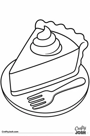 Slice of pumpkin pie with whipped cream