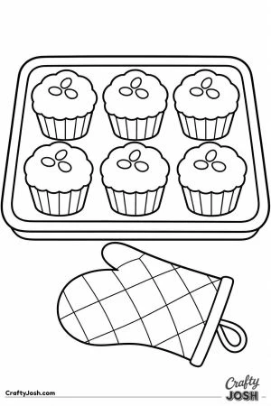 Tray of pumpkin muffins