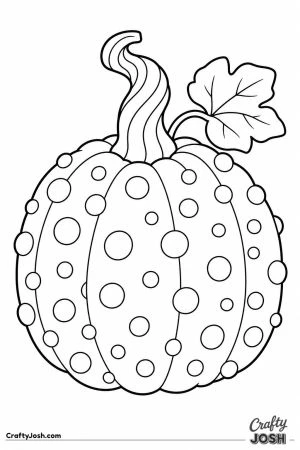 Warty pumpkin covered in bumps